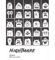 دفتر یادداشت طرح NIGHTMARE (کد 067)